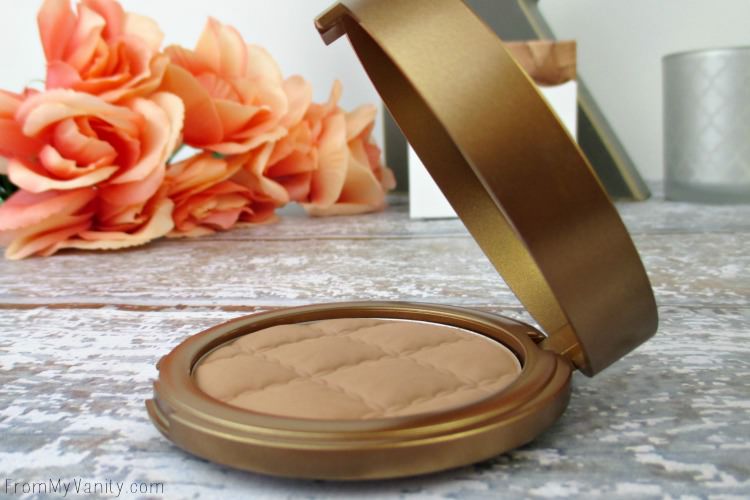 The packaging for this Laura Geller Beach Matte Bronzer is very top-heavy!